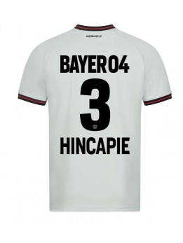 Bayer Leverkusen Piero Hincapie #3 Auswärtstrikot 2023-24 Kurzarm